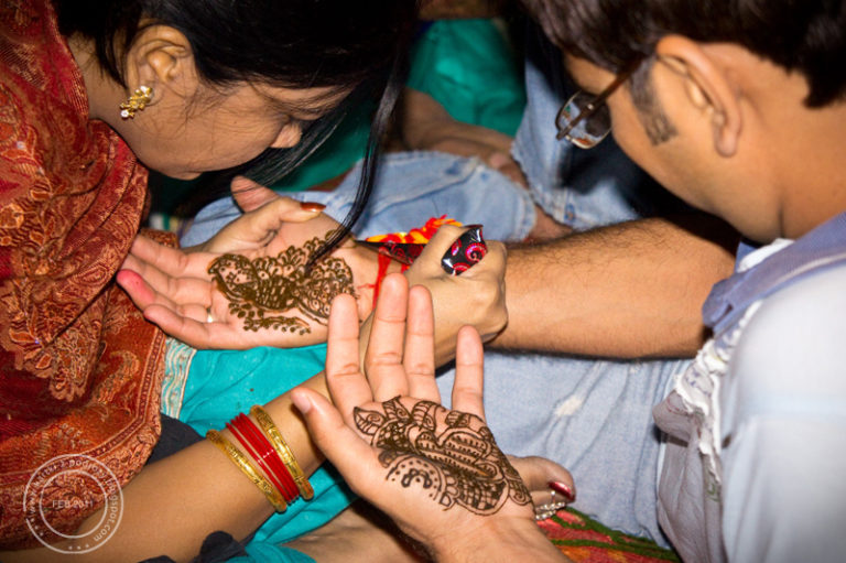 Hinduski ślub - henna, mehendi