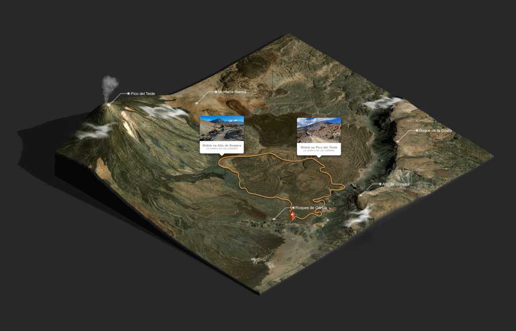 Trekking po la caldera de Las Canadas